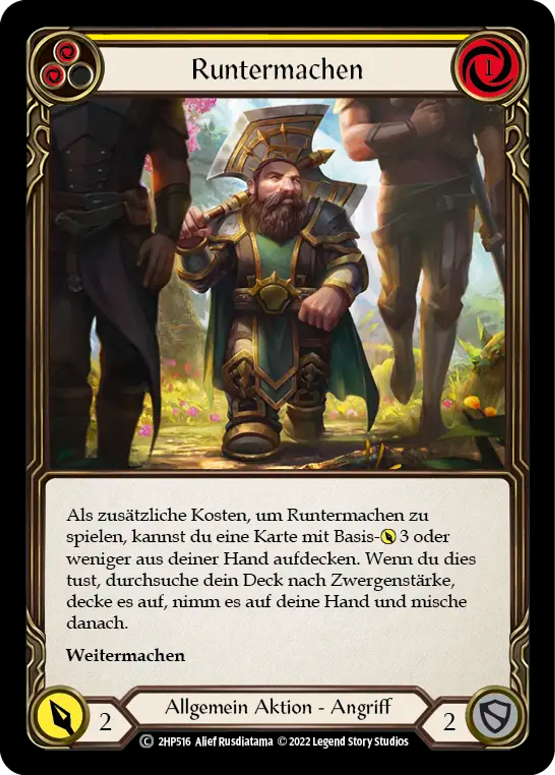Belittle (Yellow) — History Pack 2 - Black Label — Flesh and Blood