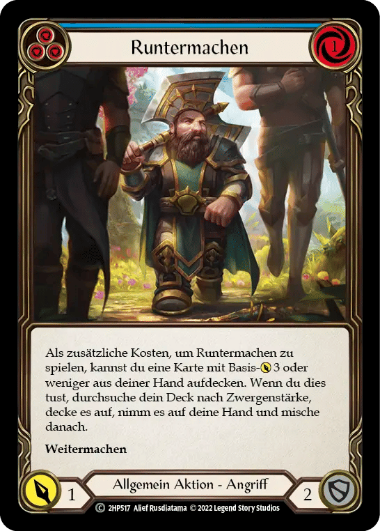 Belittle (Blue) — History Pack 2 - Black Label — Flesh and Blood