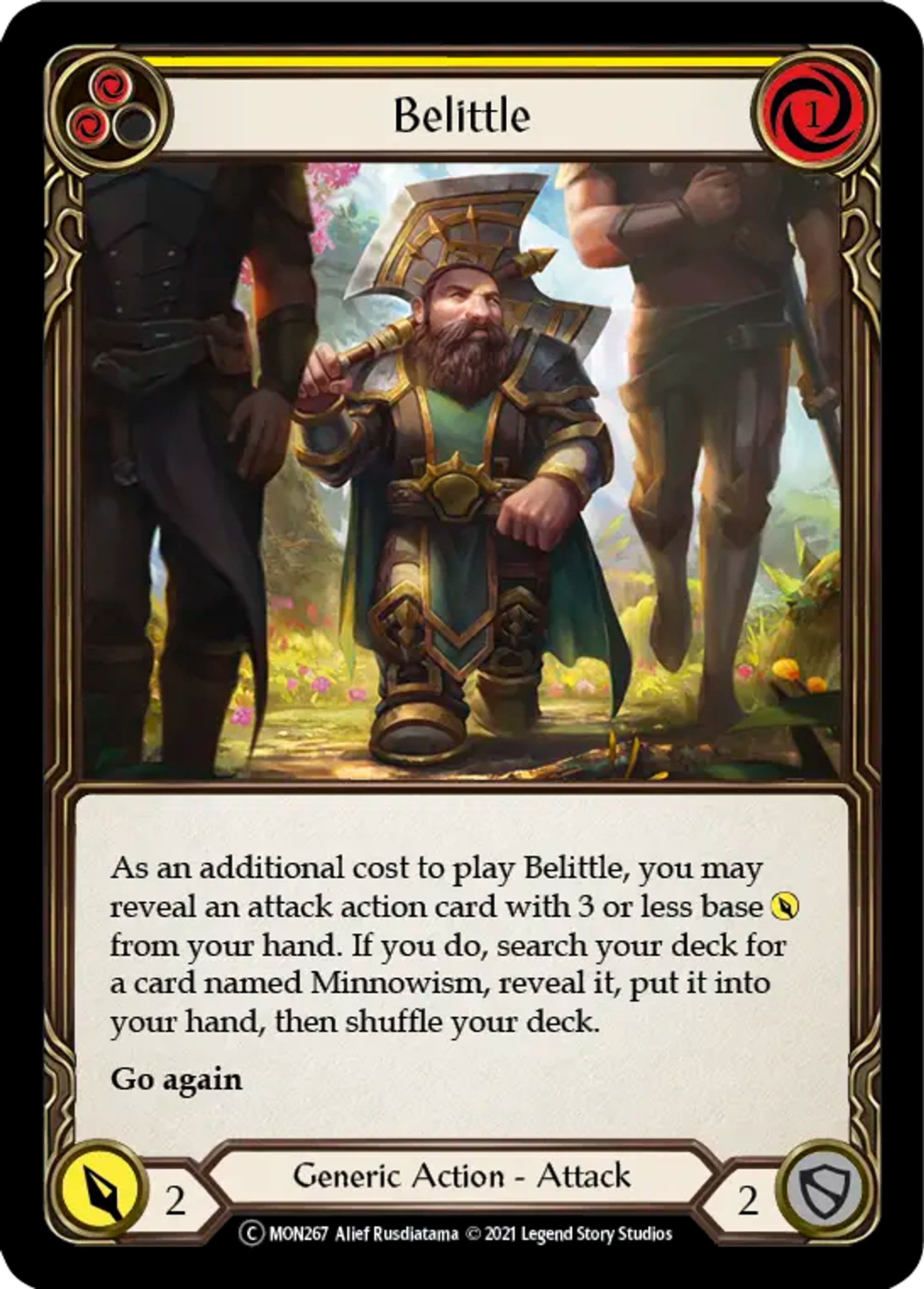 Belittle (Yellow) — Monarch - Unlimited — Flesh and Blood