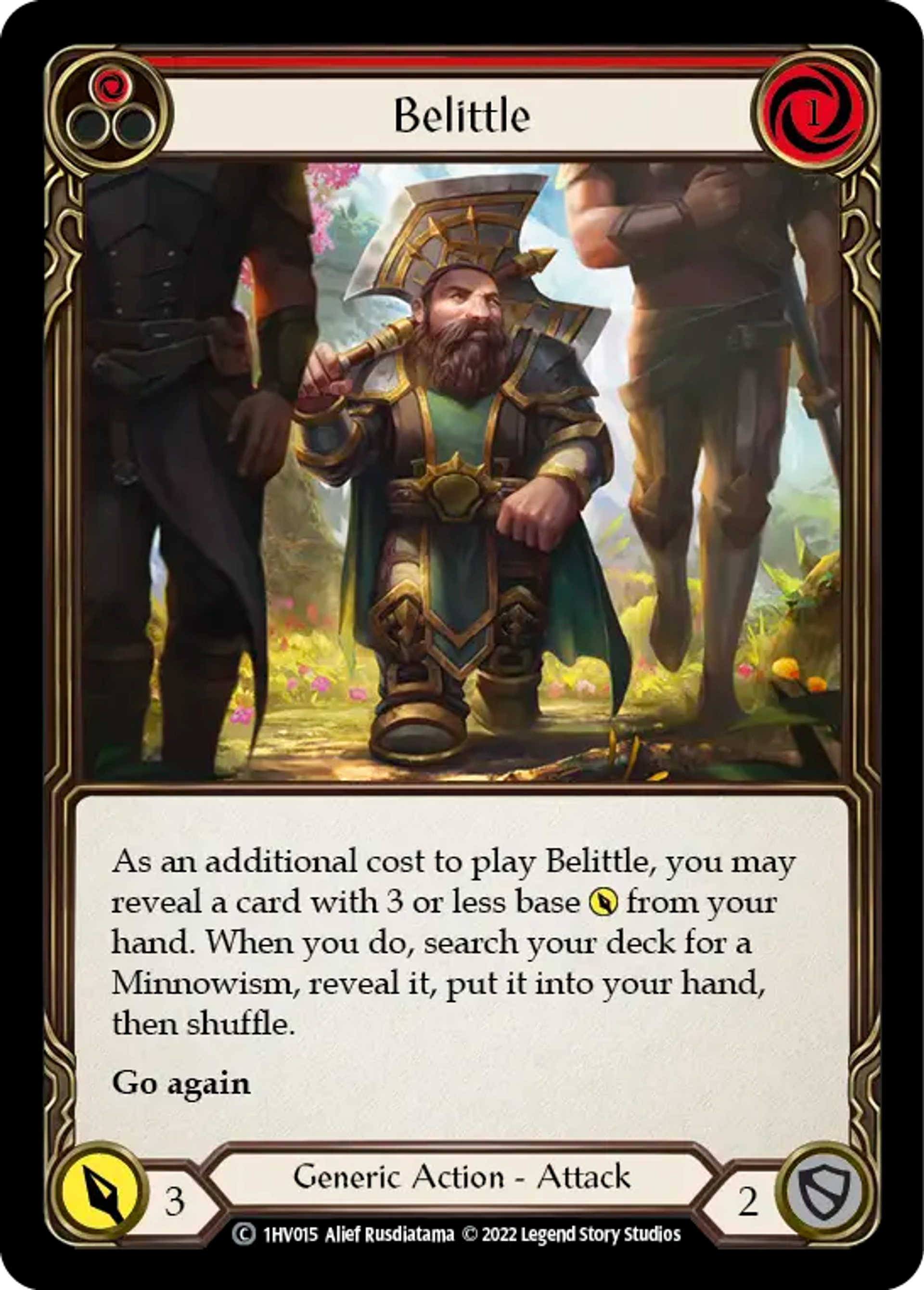 Belittle (Red) — Viserai - Blitz Deck — Flesh and Blood