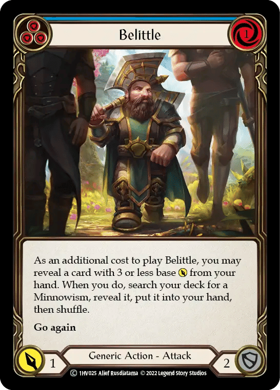 Belittle (Blue) — Viserai - Blitz Deck — Flesh and Blood
