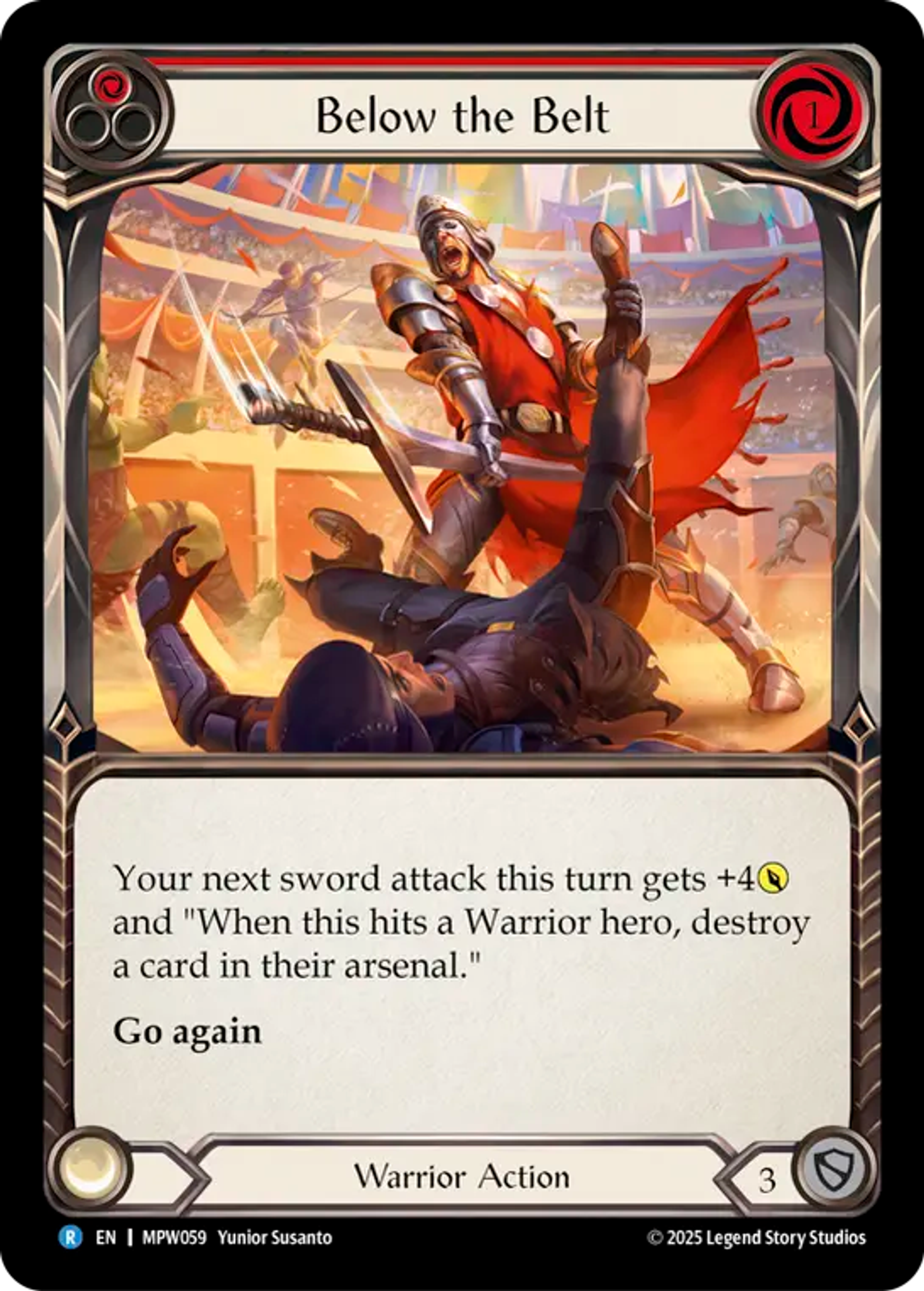 Below the Belt (Red) — Mastery Pack Warrior — Flesh and Blood