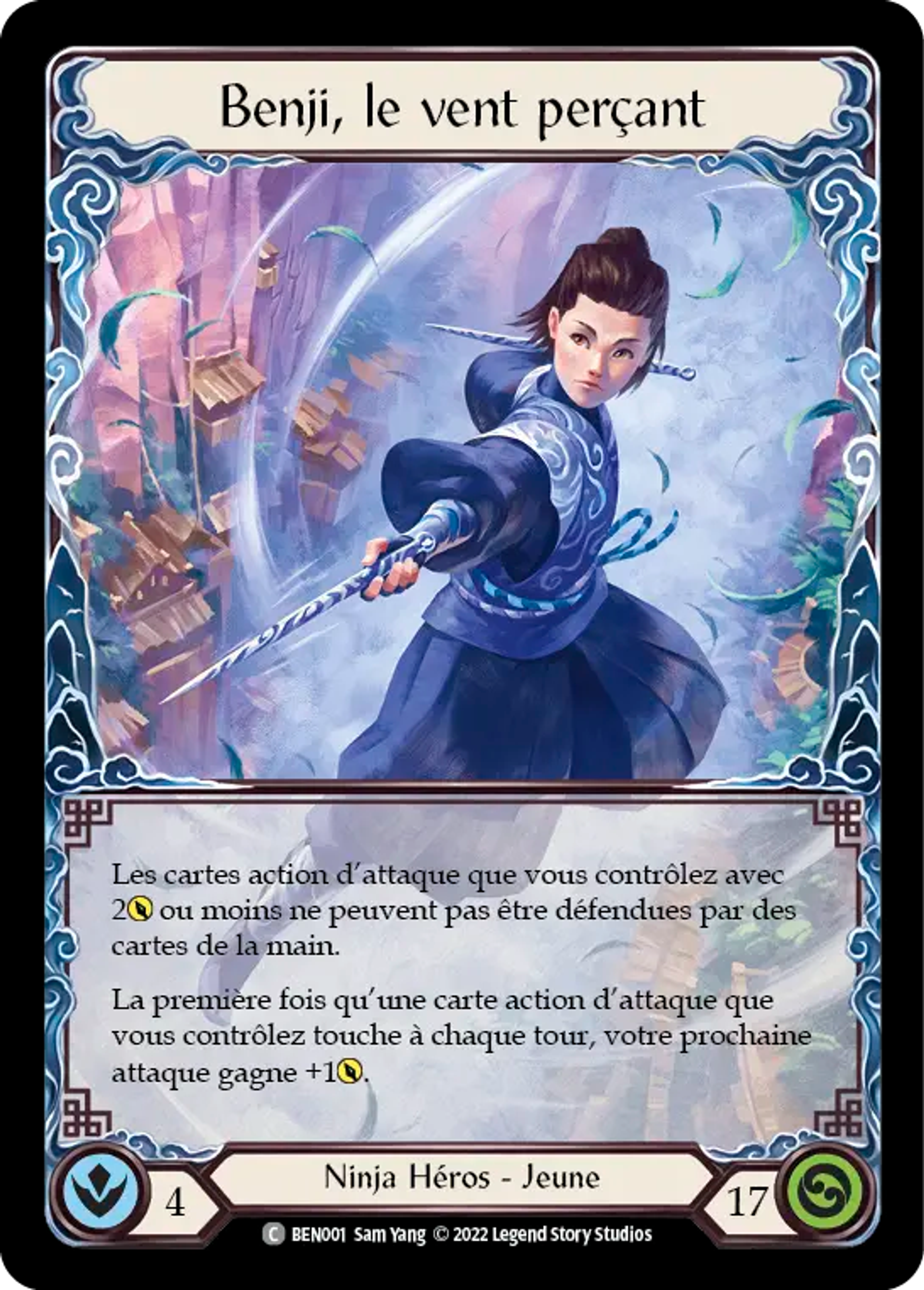 Benji, le vent perçant — Benji - Blitz Deck — Flesh and Blood