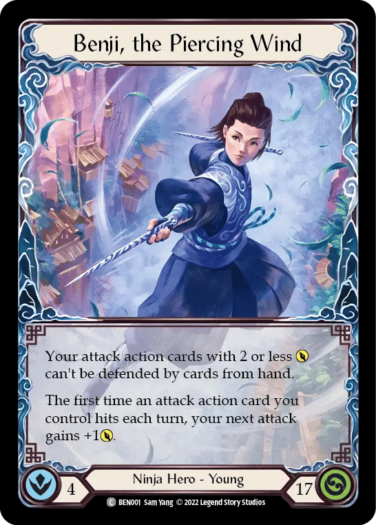Benji, the Piercing Wind — Benji - Blitz Deck — Flesh and Blood