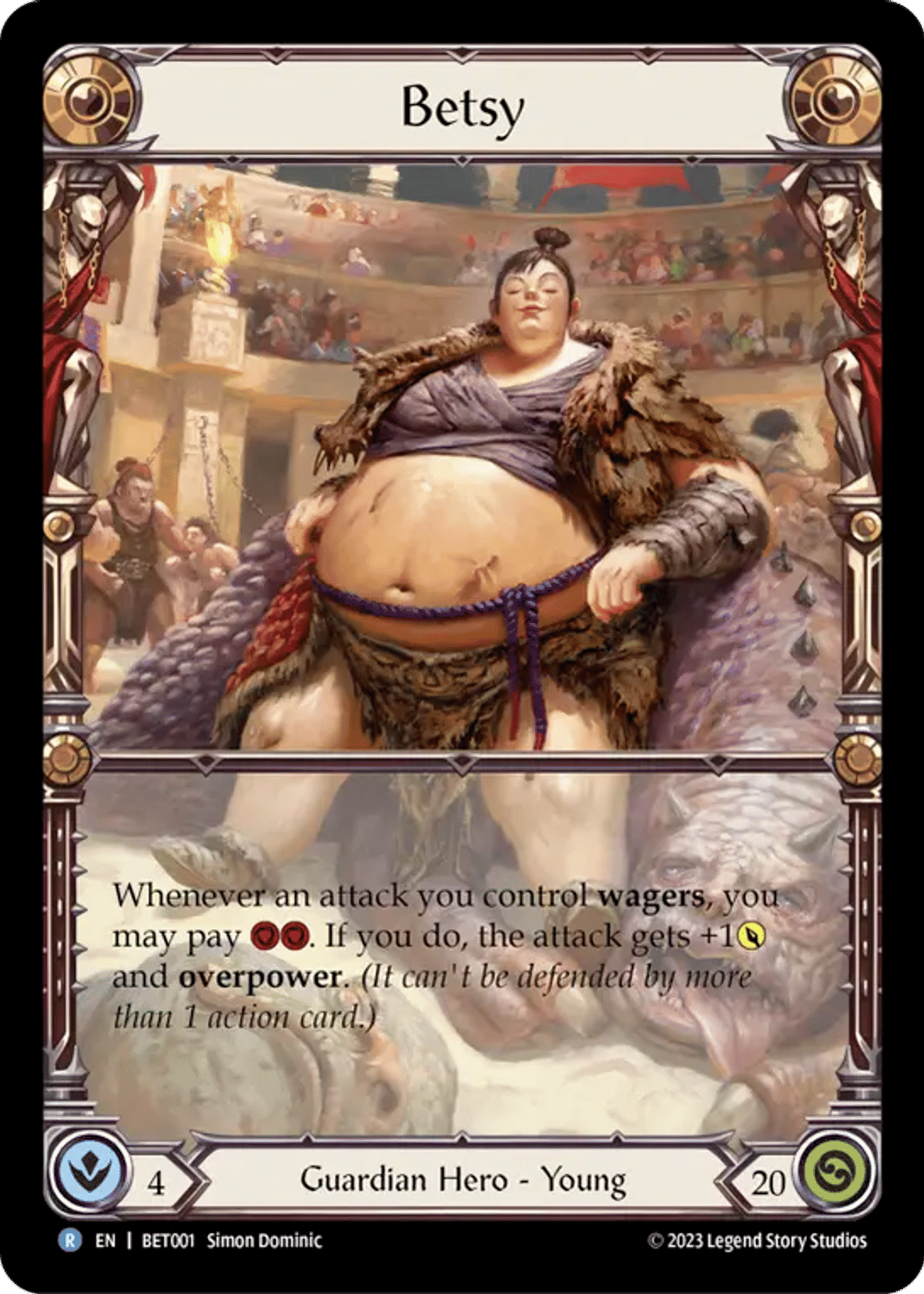 Betsy from Betsy - Heavy Hitters Blitz Deck - Flesh and Blood