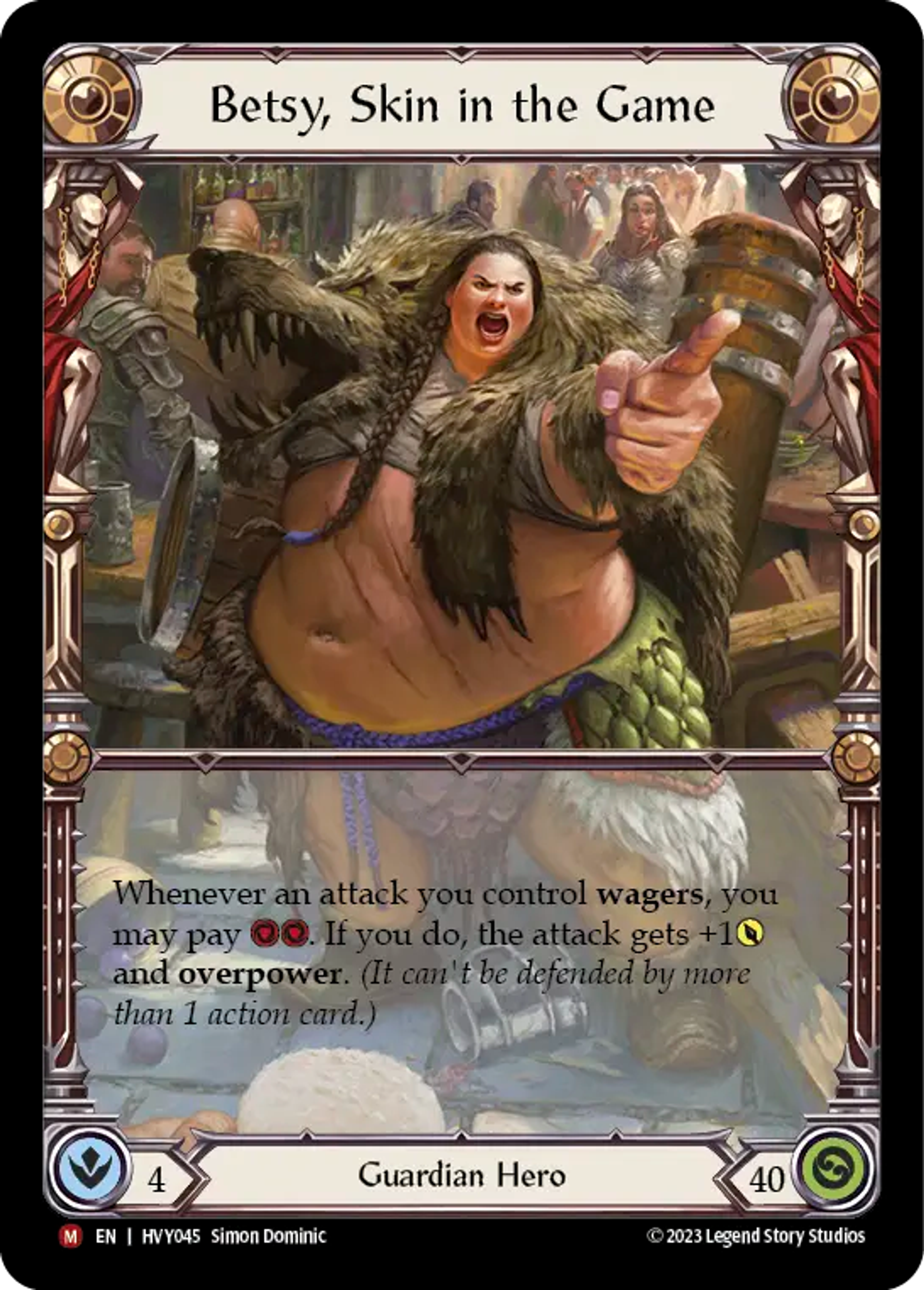 Betsy, Skin in the Game — Heavy Hitters — Flesh and Blood