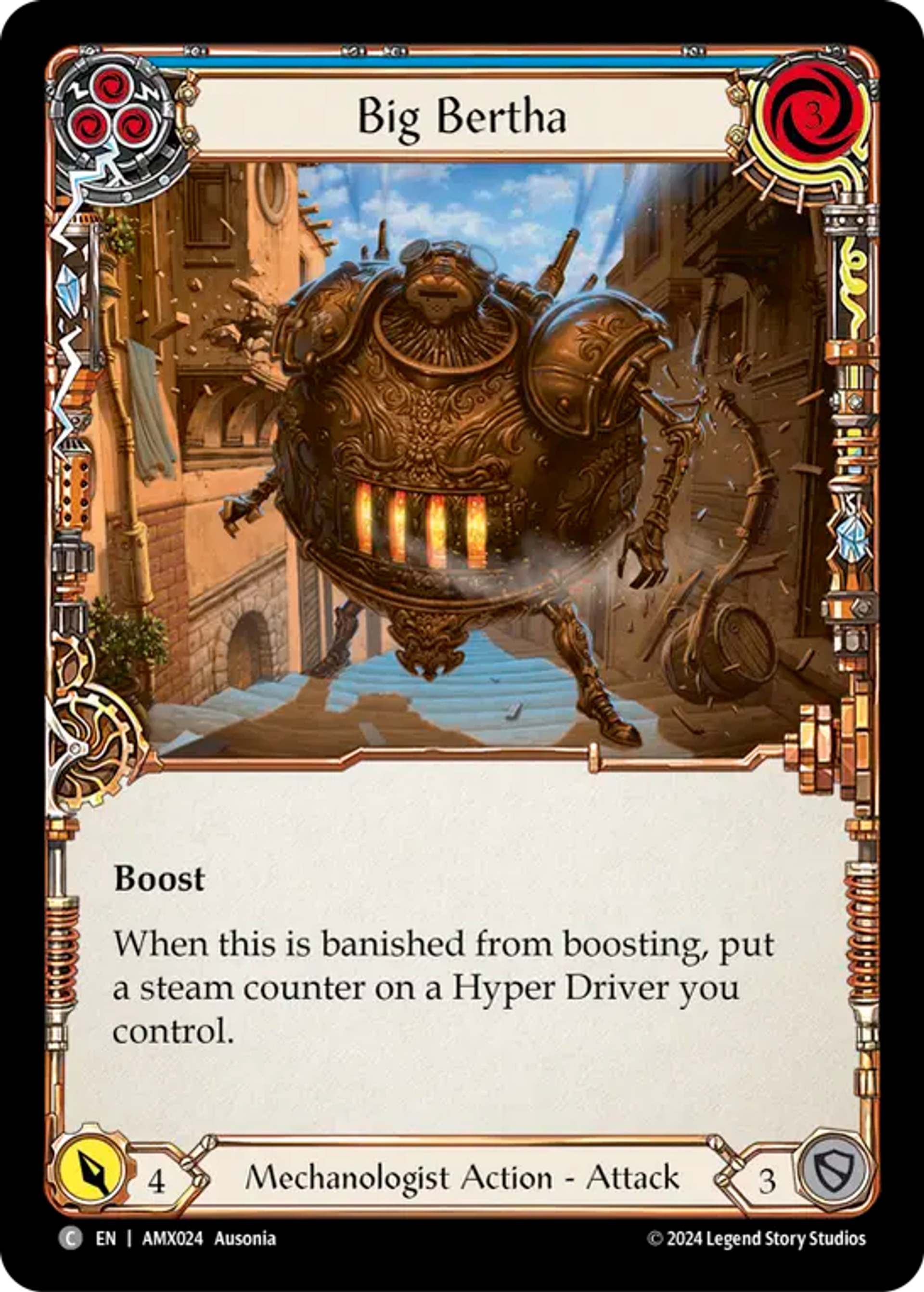 Big Bertha (Blue) — Armory Deck - Maxx 'The Hype' Nitro — Flesh and Blood