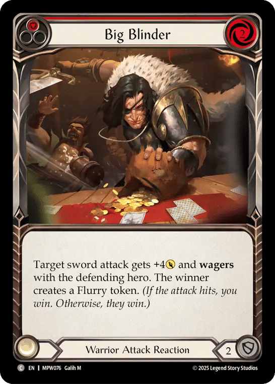 Big Blinder (Red) — Mastery Pack Warrior — Flesh and Blood