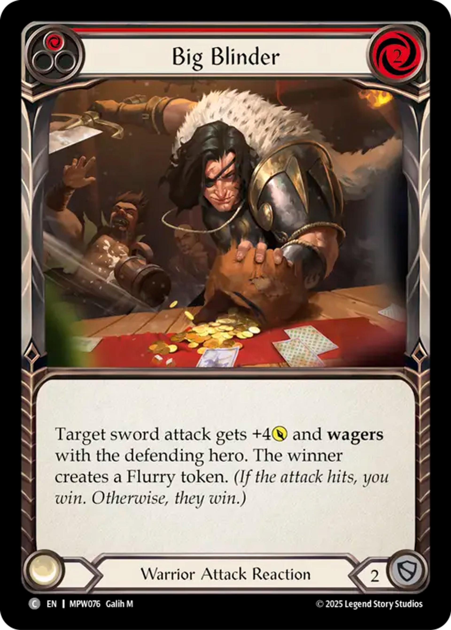 Big Blinder (Red) — Mastery Pack Warrior — Flesh and Blood