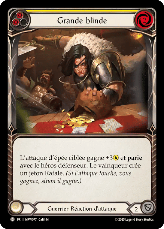 Grande blinde — Mastery Pack Warrior — Flesh and Blood