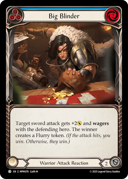 Big Blinder (Blue) — Mastery Pack Warrior — Flesh and Blood