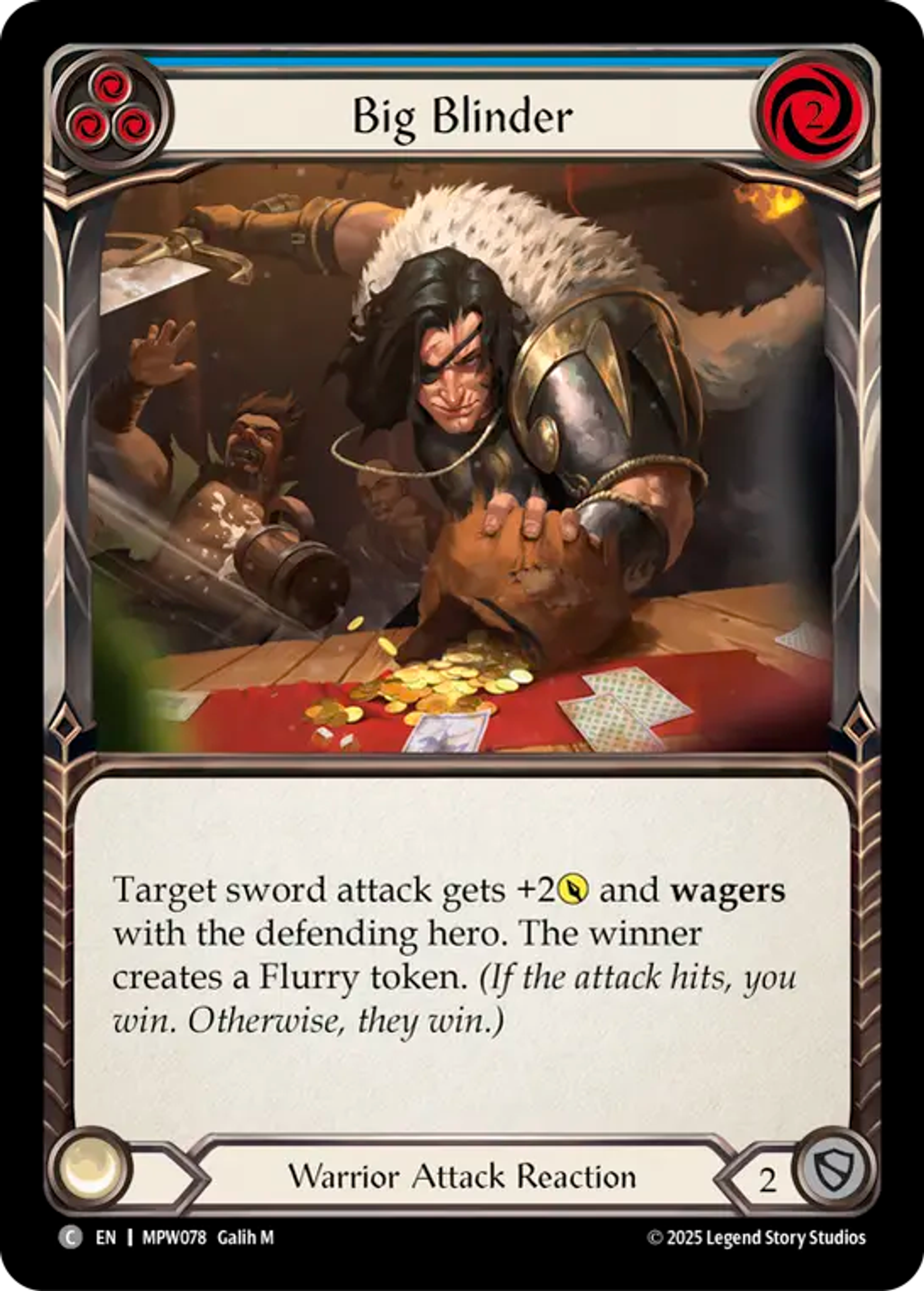 Big Blinder (Blue) — Mastery Pack Warrior — Flesh and Blood