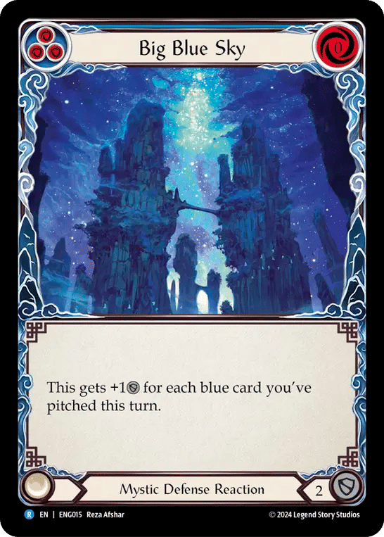 Big Blue Sky (Blue) — Enigma - Blitz Deck — Flesh and Blood