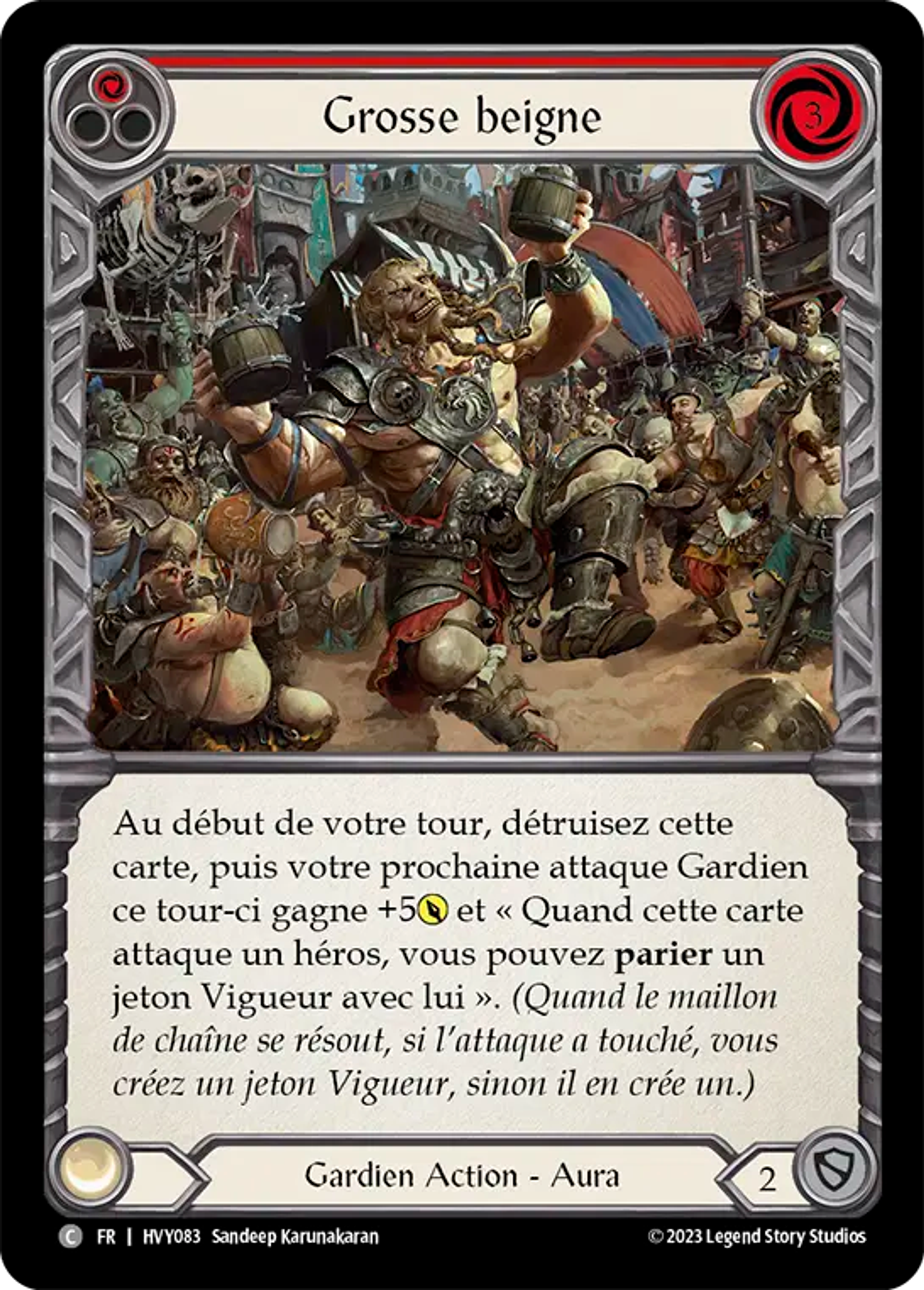 Grosse beigne — Heavy Hitters — Flesh and Blood