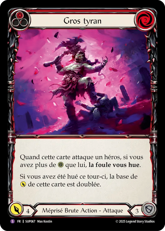Gros tyran — Super Slam — Flesh and Blood