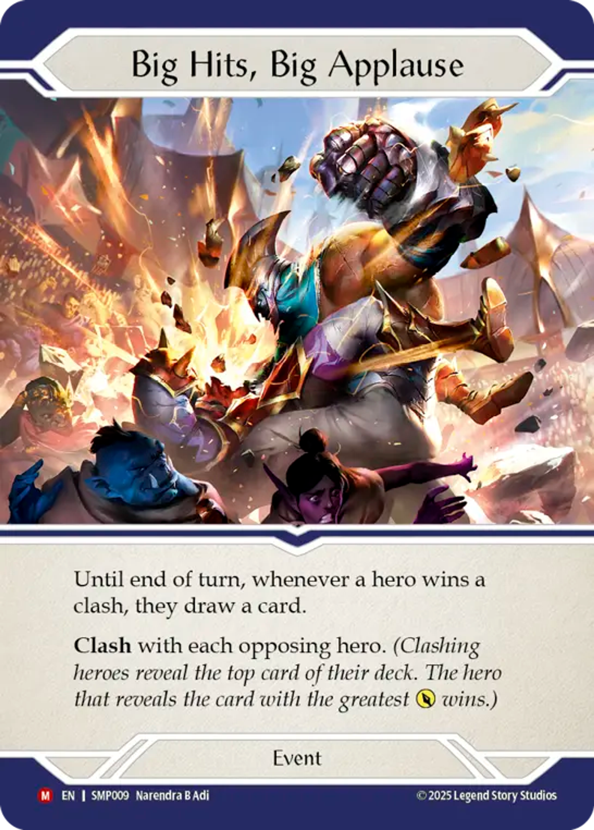 Big Hits, Big Applause — Smash Palace — Flesh and Blood