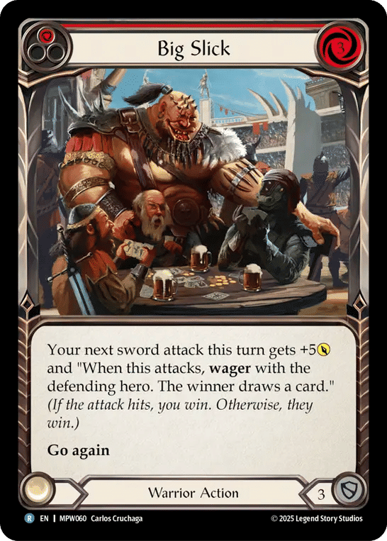Big Slick (Red) — Mastery Pack Warrior — Flesh and Blood