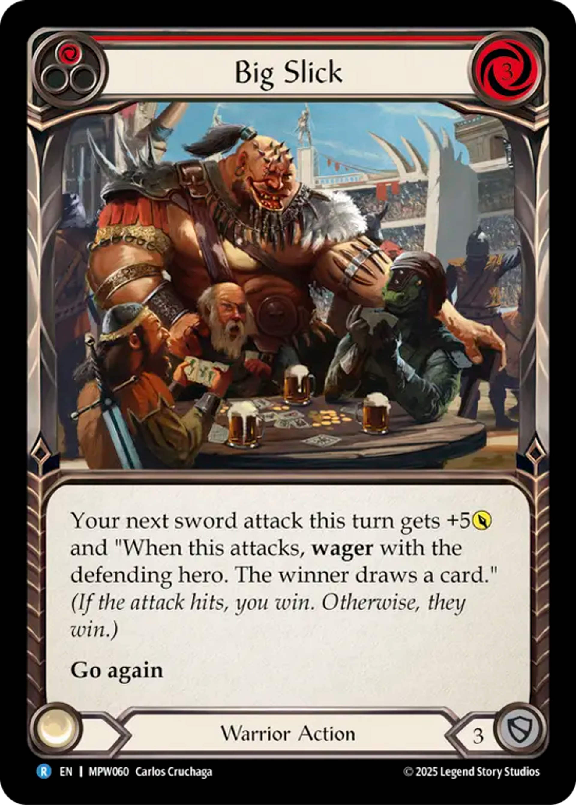 Big Slick (Red) — Mastery Pack Warrior — Flesh and Blood