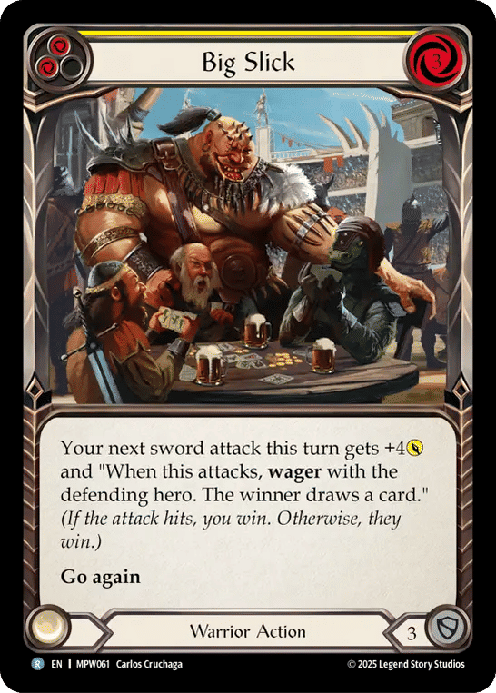 Big Slick (Yellow) — Mastery Pack Warrior — Flesh and Blood