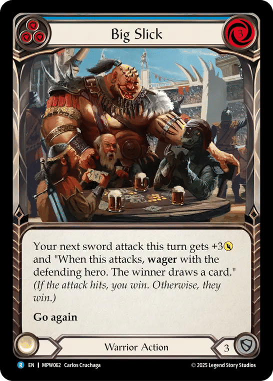 Big Slick (Blue) — Mastery Pack Warrior — Flesh and Blood