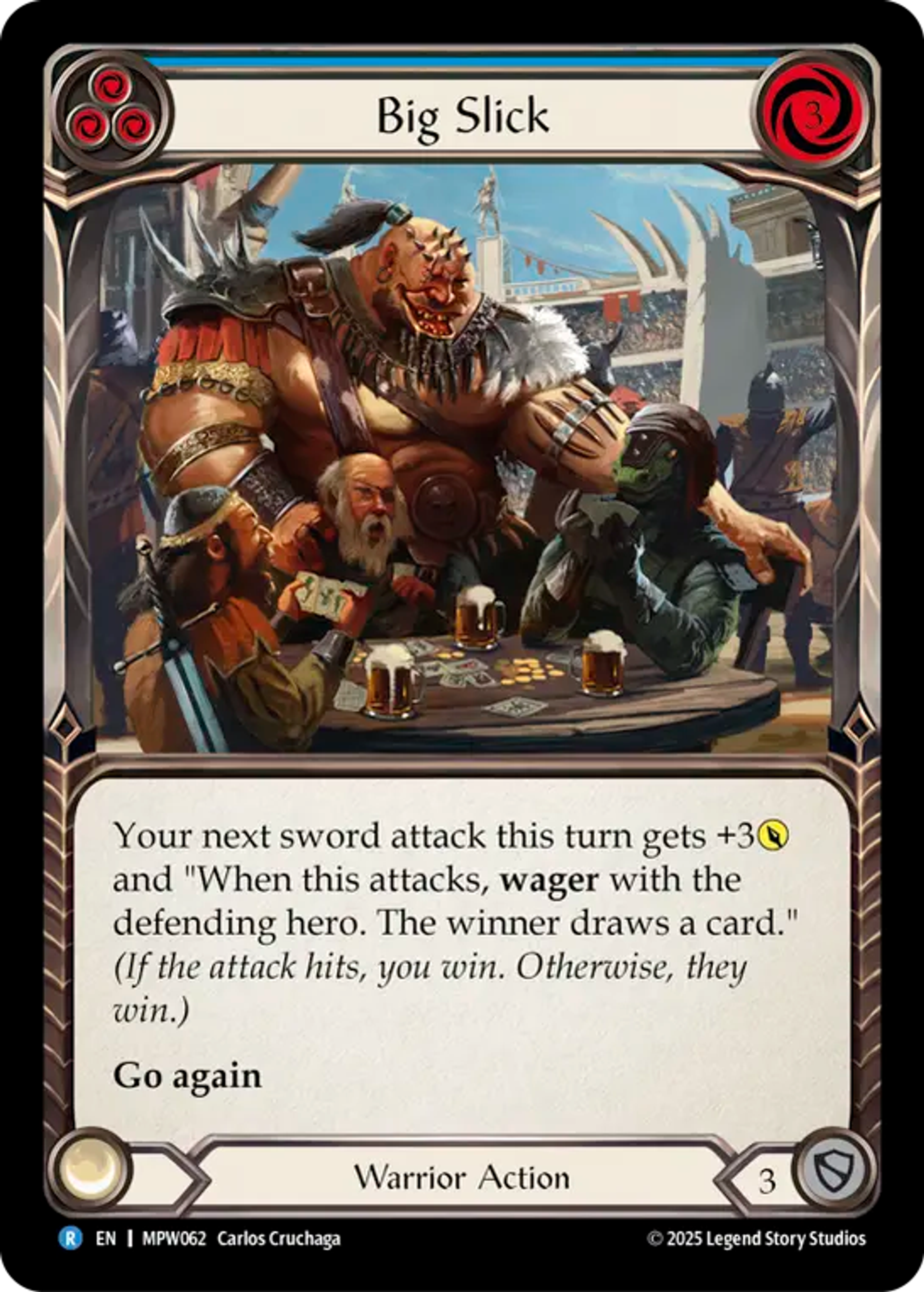 Big Slick (Blue) — Mastery Pack Warrior — Flesh and Blood