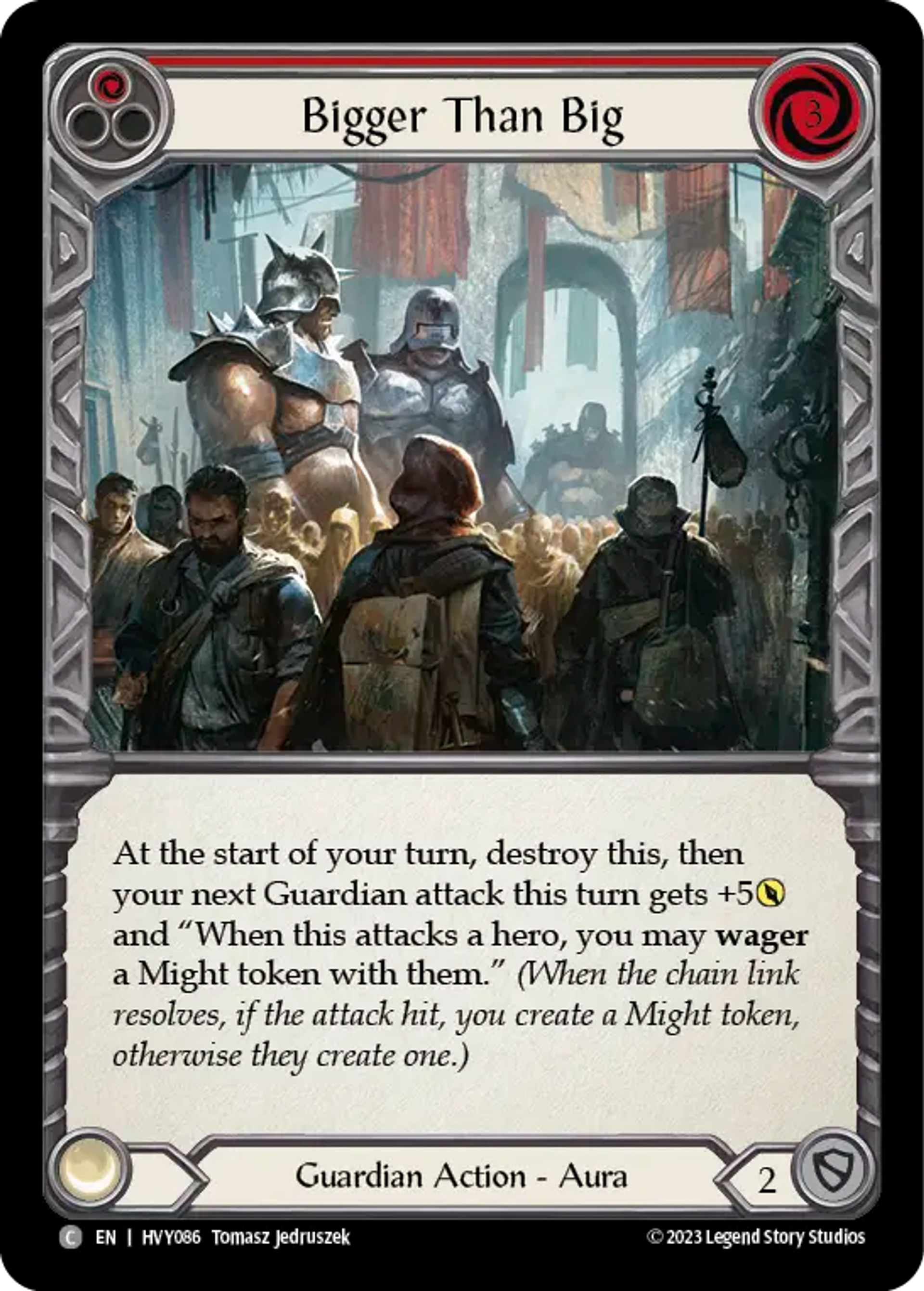 Plus grand que grand — Heavy Hitters — Flesh and Blood