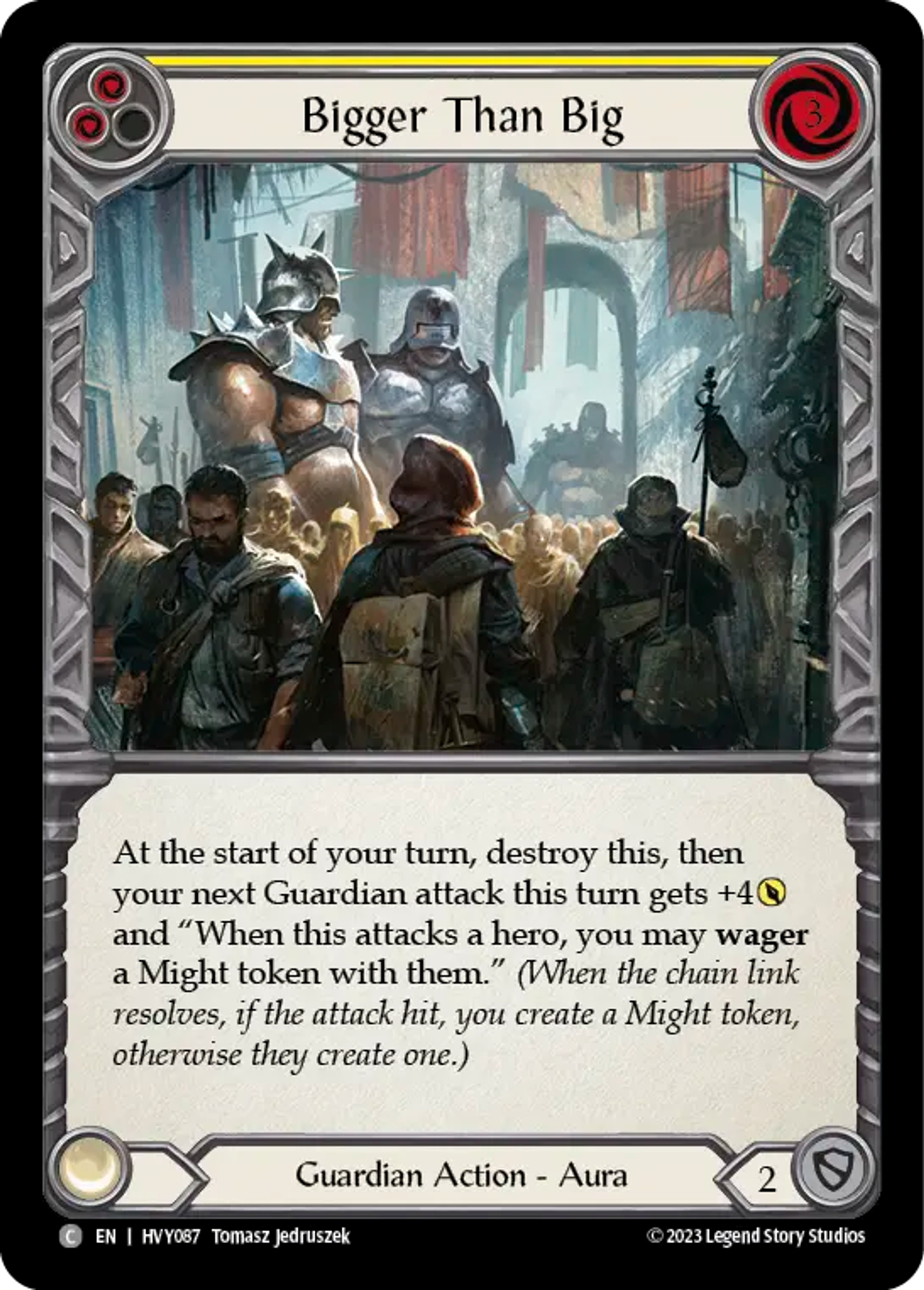 Plus grand que grand — Heavy Hitters — Flesh and Blood