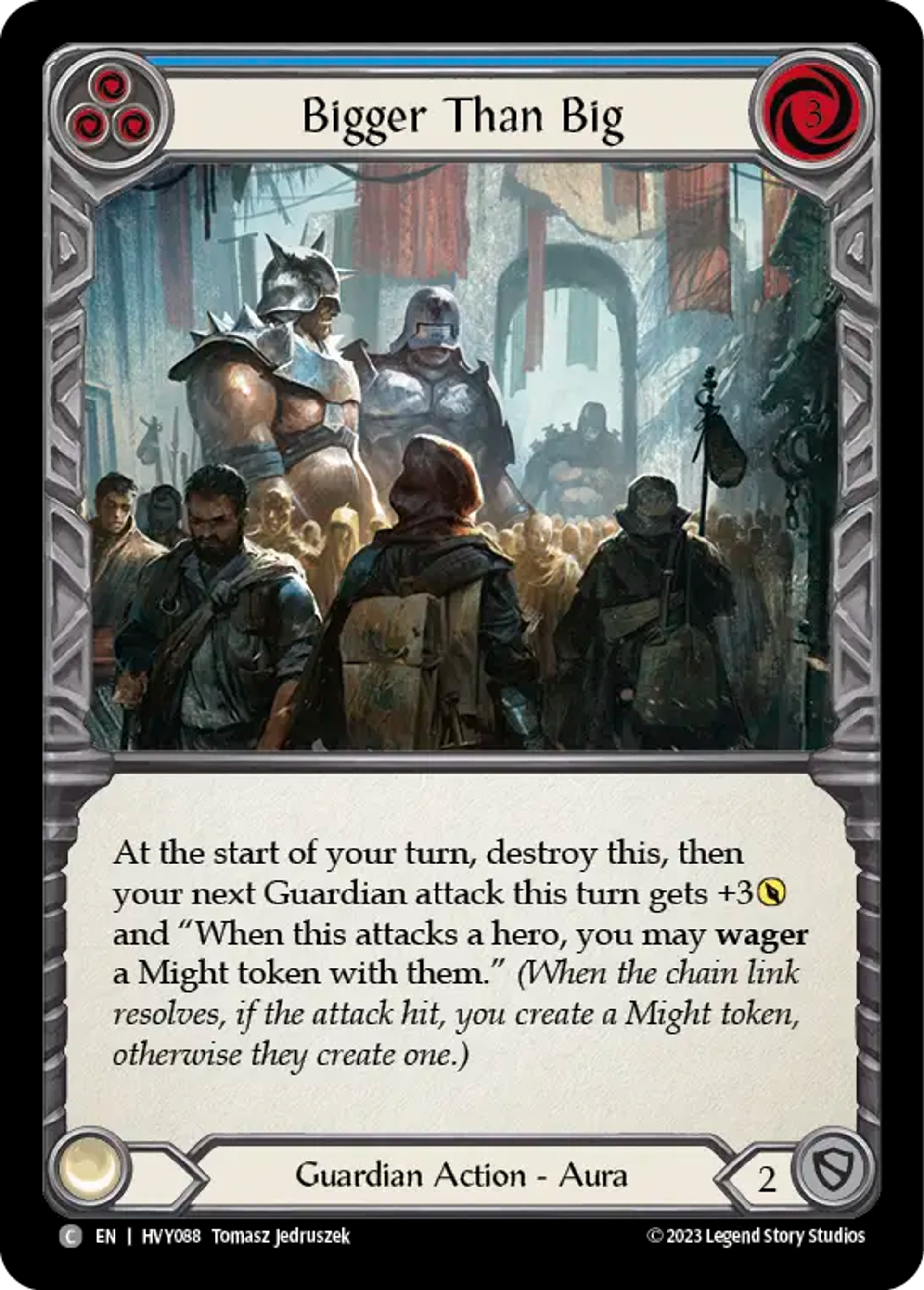 Plus grand que grand — Heavy Hitters — Flesh and Blood