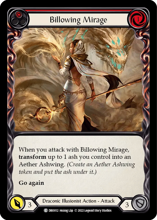 Billowing Mirage (Red) — Dromai - Blitz Deck — Flesh and Blood