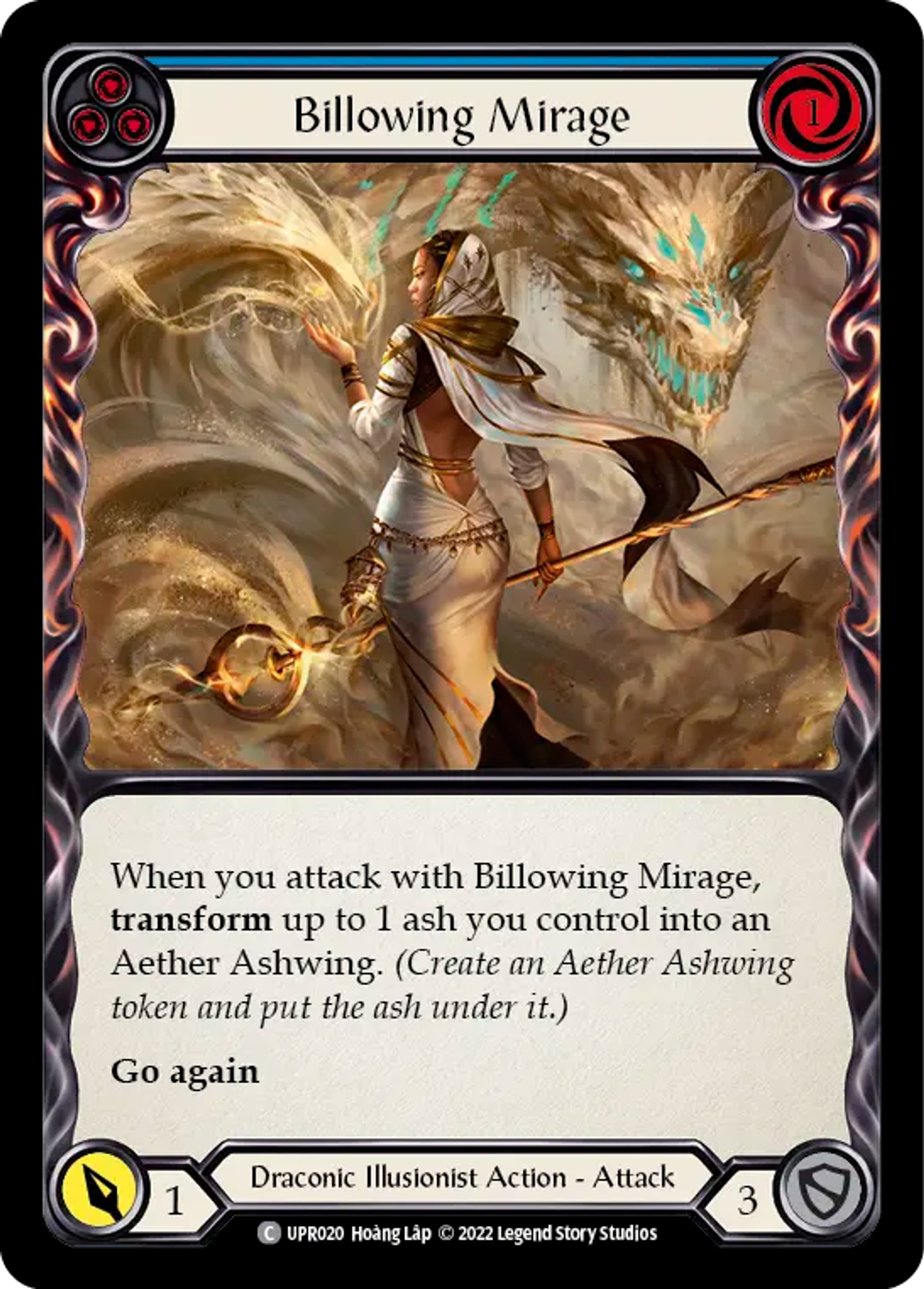 Billowing Mirage (Blue) — Uprising — Flesh and Blood