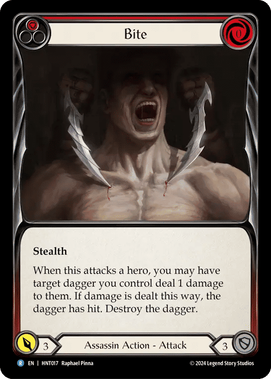 Bite (Red) — The Hunted — Flesh and Blood