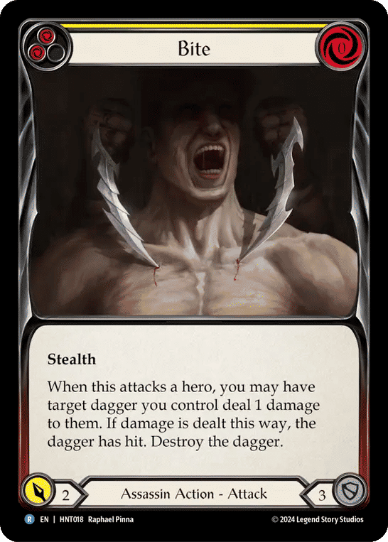 Bite (Yellow) — The Hunted — Flesh and Blood