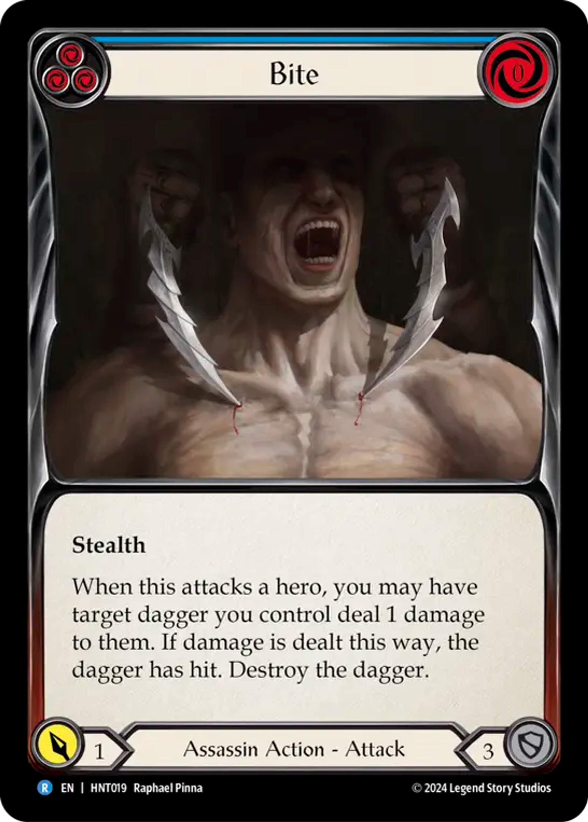 Bite (Blue) — The Hunted — Flesh and Blood