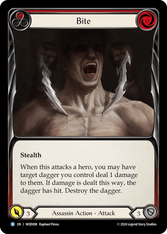 Bite (Red) — The Hunted Blitz Deck - Arakni, Web of Deceit — Flesh and Blood
