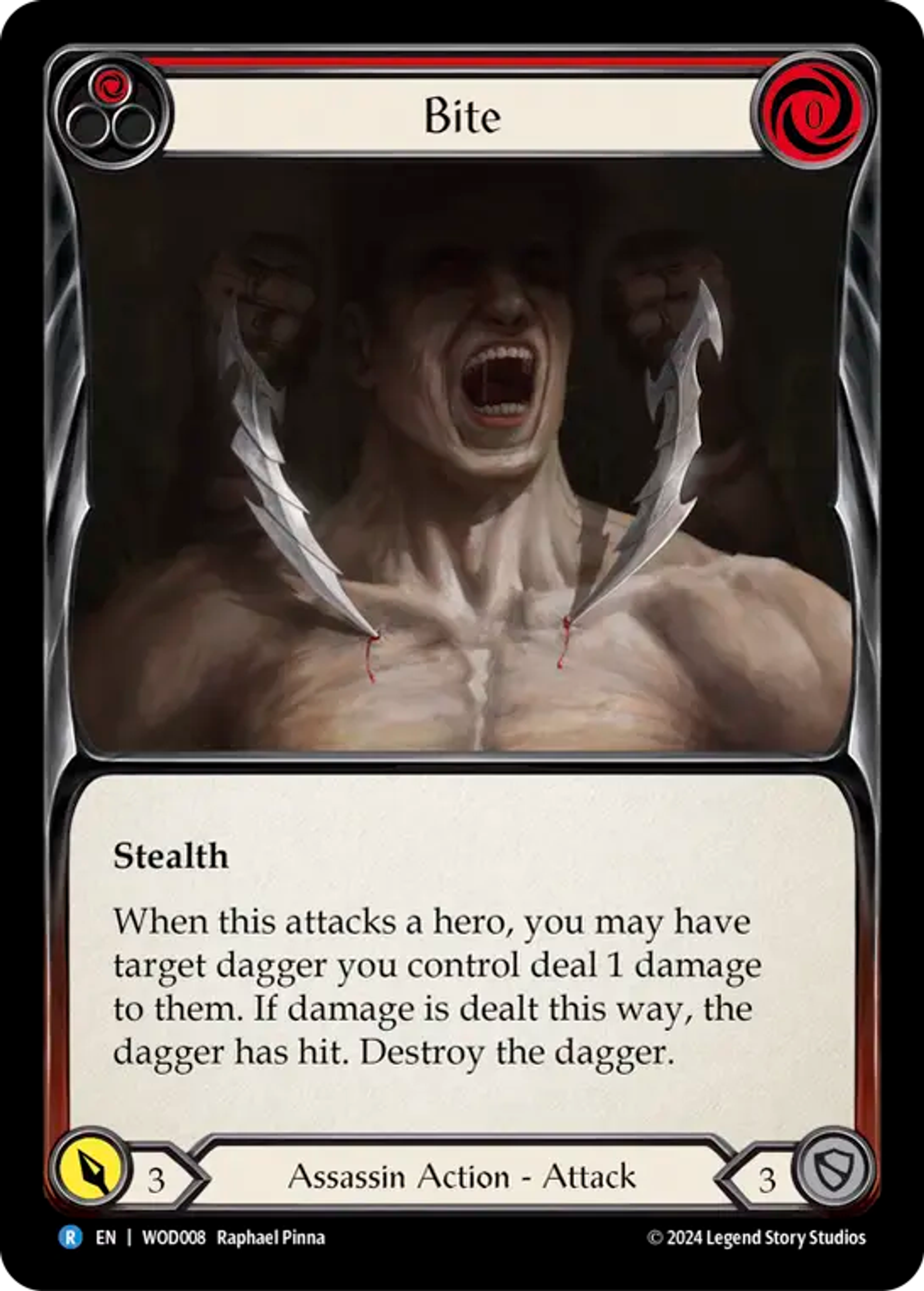 Bite (Red) — The Hunted Blitz Deck - Arakni, Web of Deceit — Flesh and Blood
