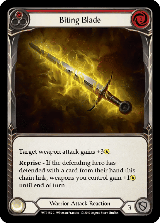 Biting Blade (Red) — Welcome to Rathe — Flesh and Blood
