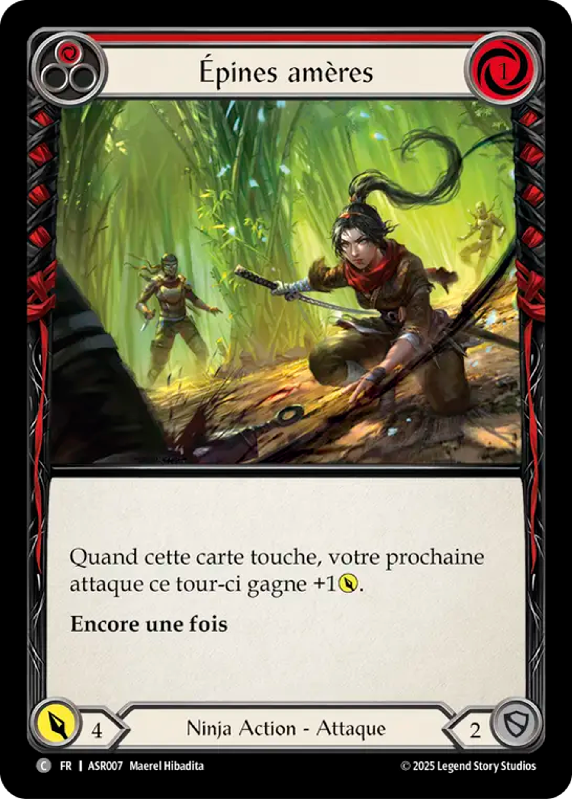 Épines amères — Armory Deck - Ira, Scarlet Revenger — Flesh and Blood