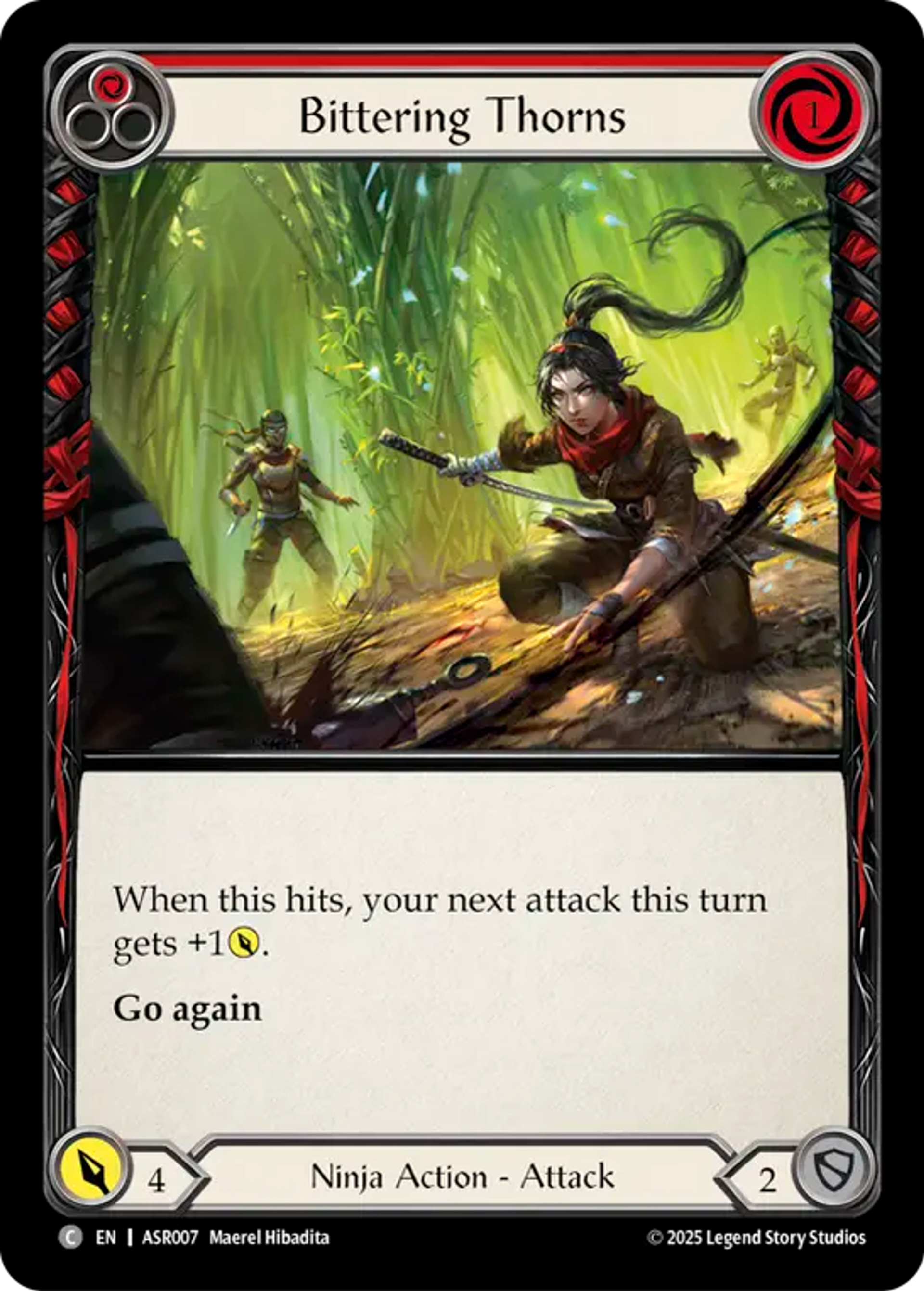 Bittering Thorns (Red) — Armory Deck - Ira, Scarlet Revenger — Flesh and Blood