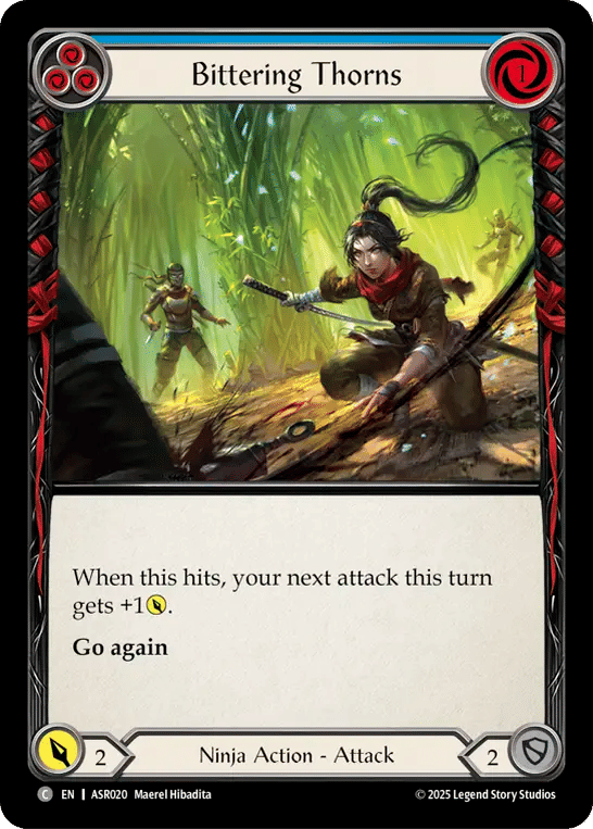 Bittering Thorns (Blue) — Armory Deck - Ira, Scarlet Revenger — Flesh and Blood