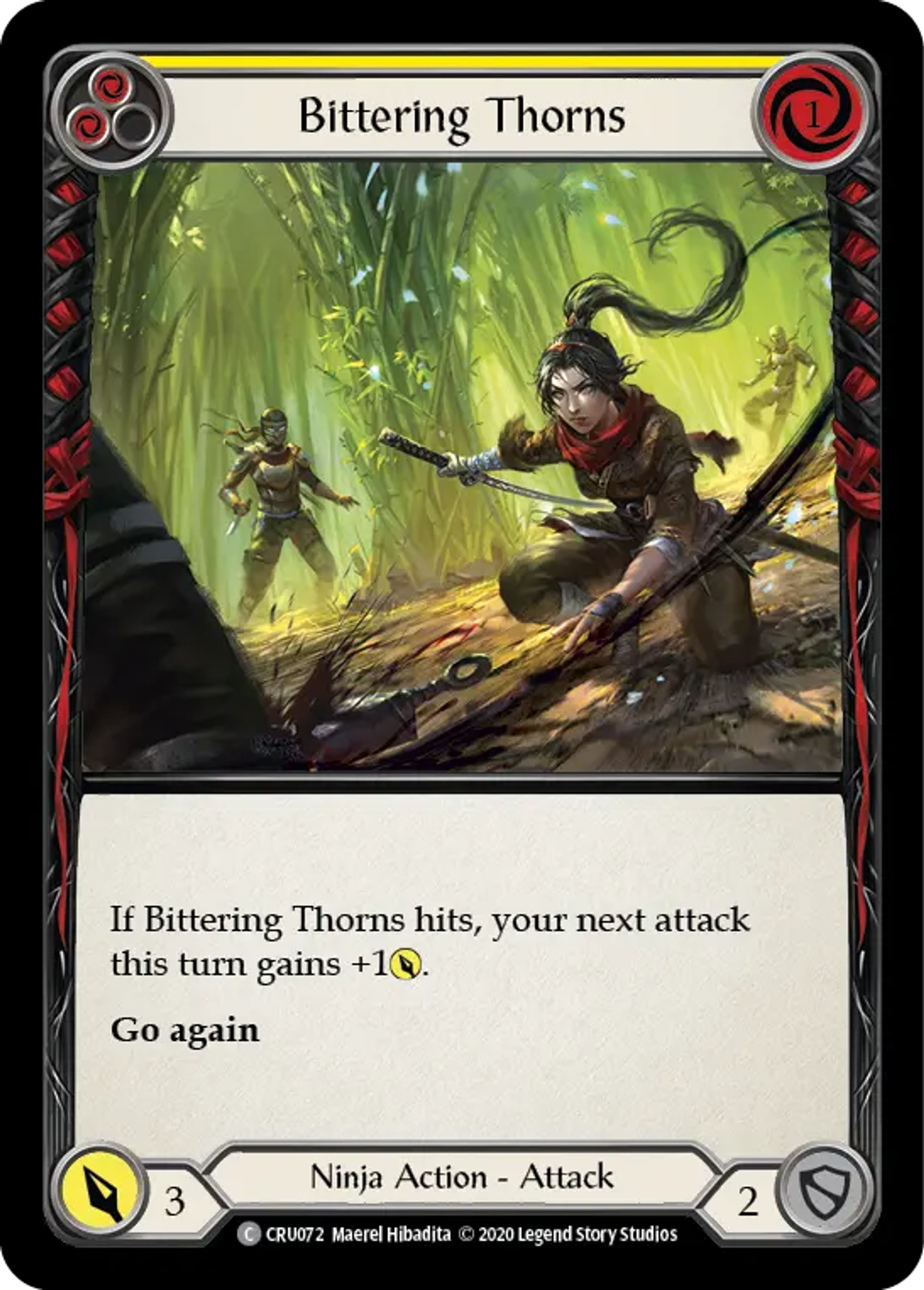 Bittering Thorns (Yellow) — Crucible of War — Flesh and Blood