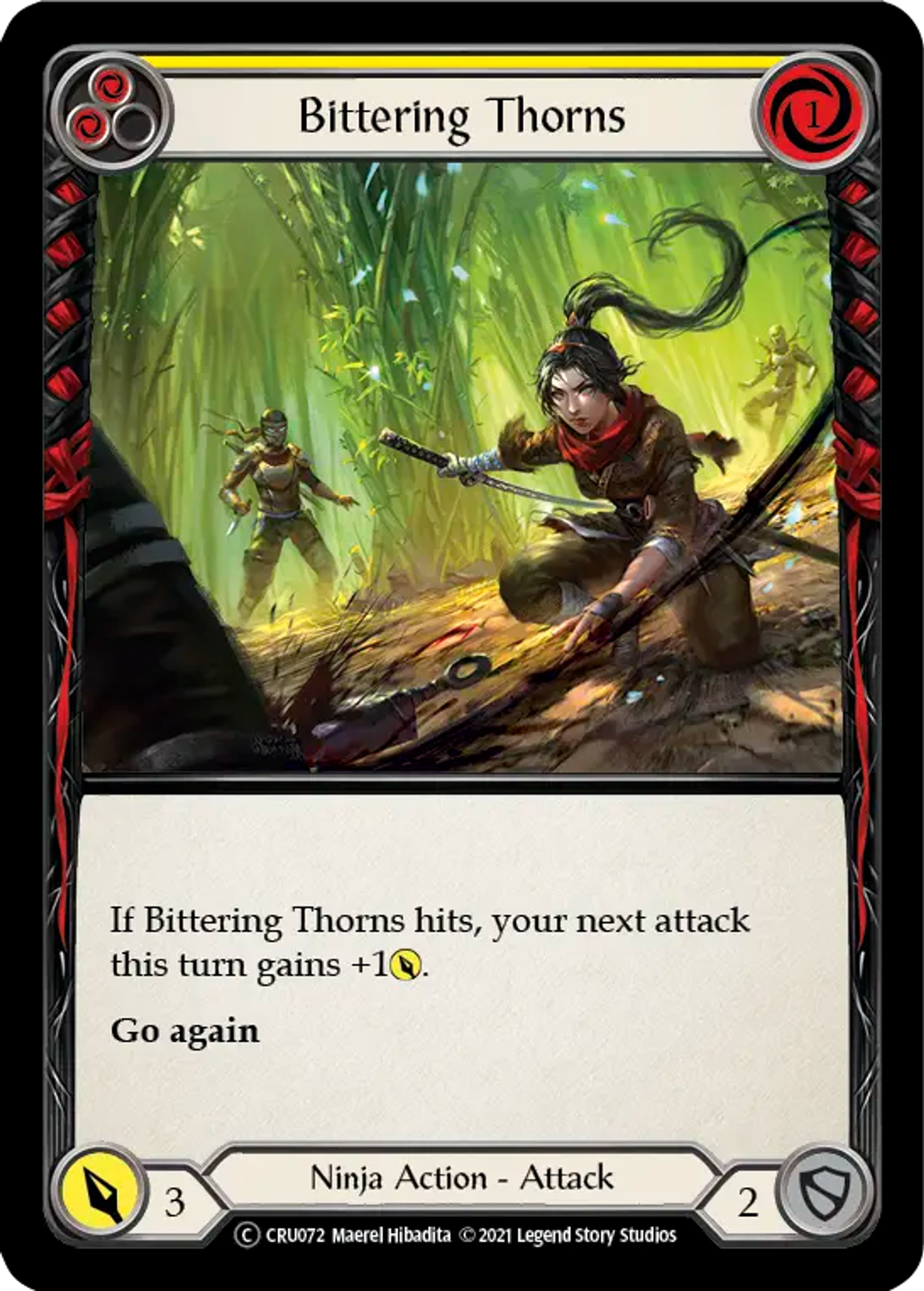 Bittering Thorns (Yellow) — Crucible of War - Unlimited — Flesh and Blood