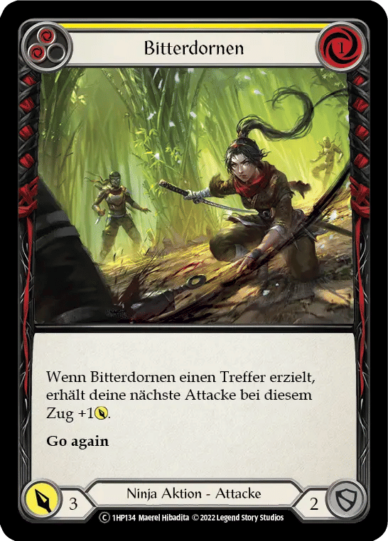 Bittering Thorns (Yellow) — History Pack 1 - Black Label — Flesh and Blood