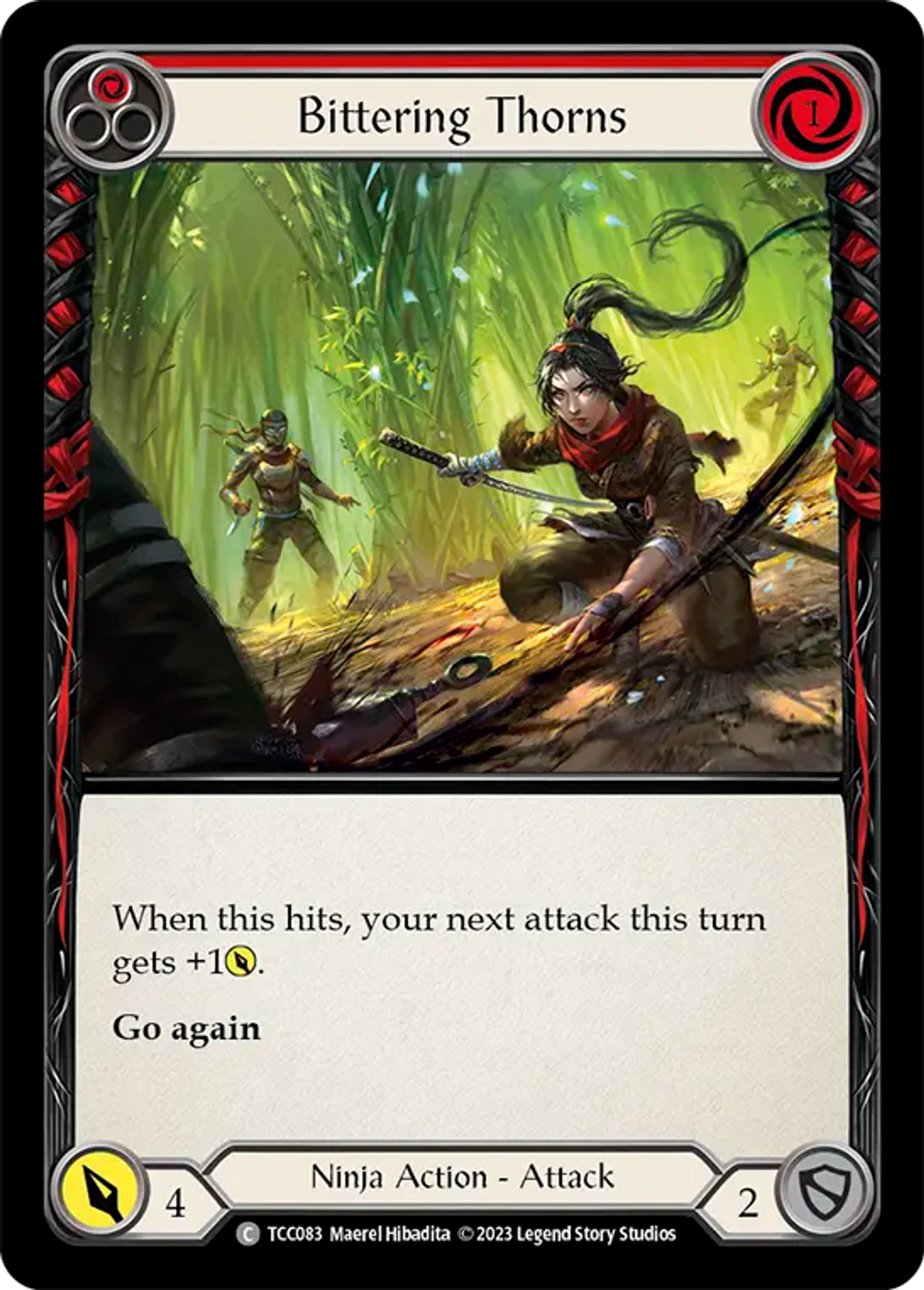 Bittering Thorns (Red) — Round the Table: TCC x LSS — Flesh and Blood