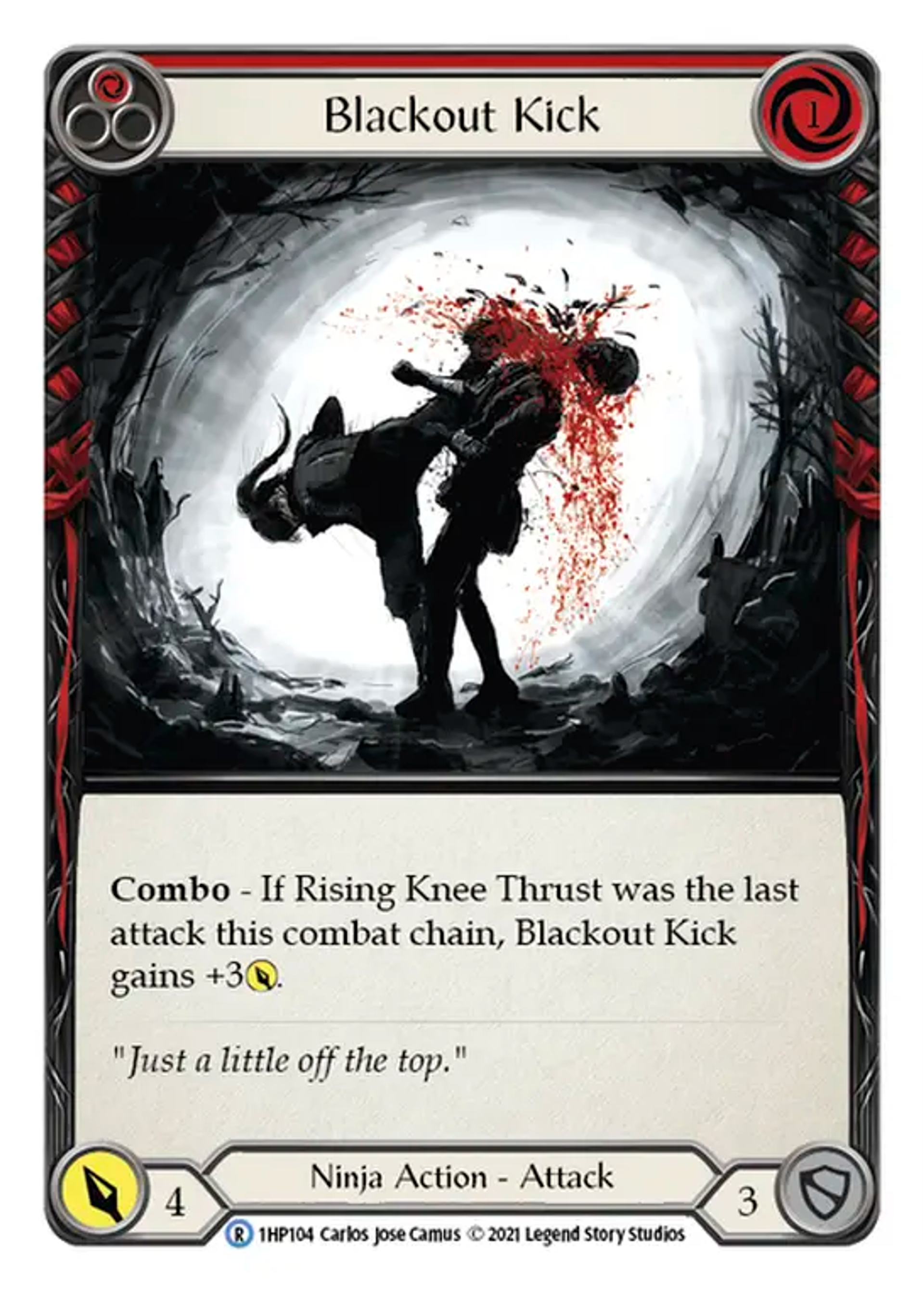 Blackout Kick (Red) — History Pack 1 — Flesh and Blood