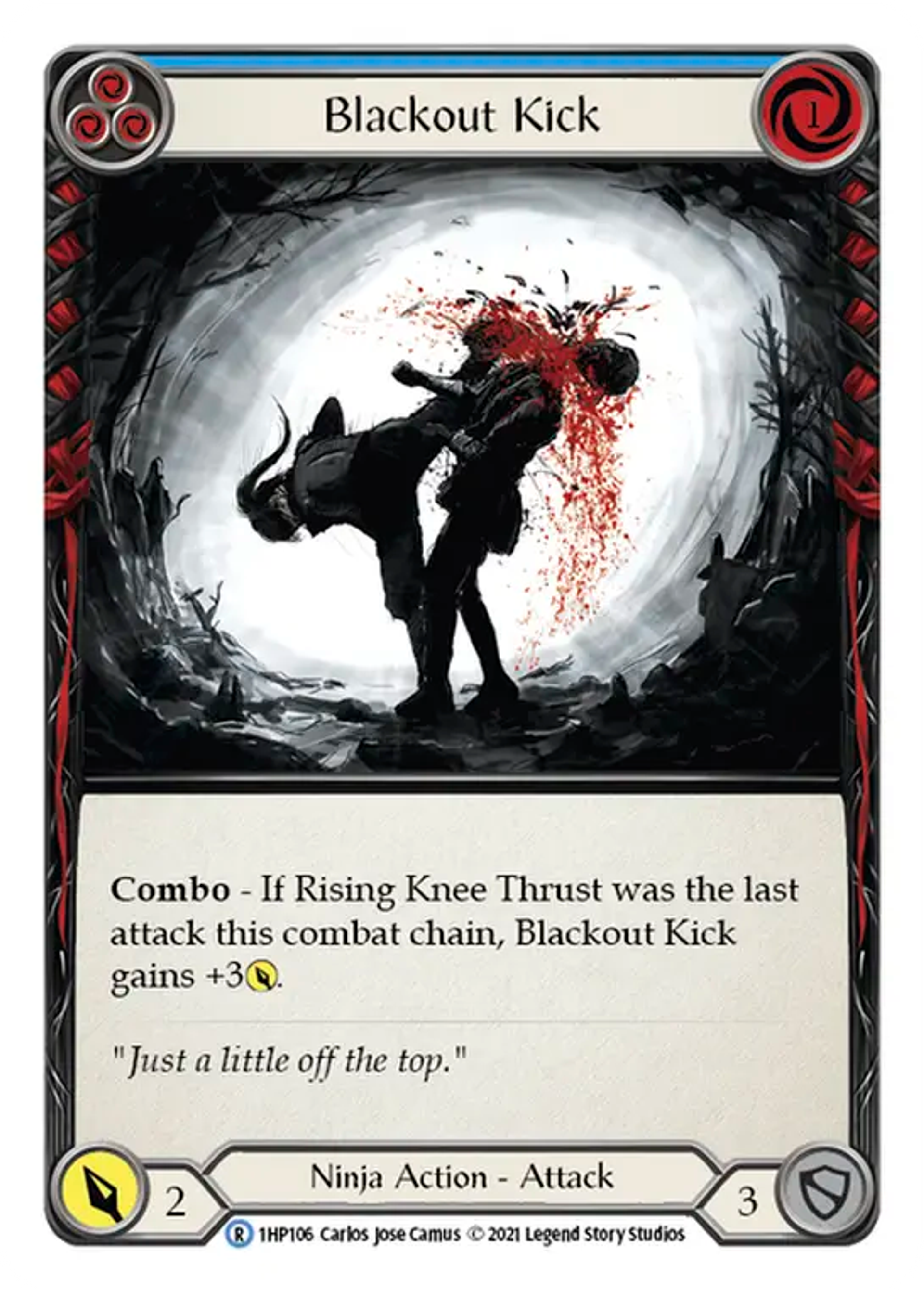 Blackout Kick (Blue) — History Pack 1 — Flesh and Blood