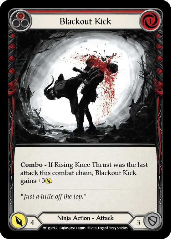 Blackout Kick (Red) — Welcome to Rathe — Flesh and Blood