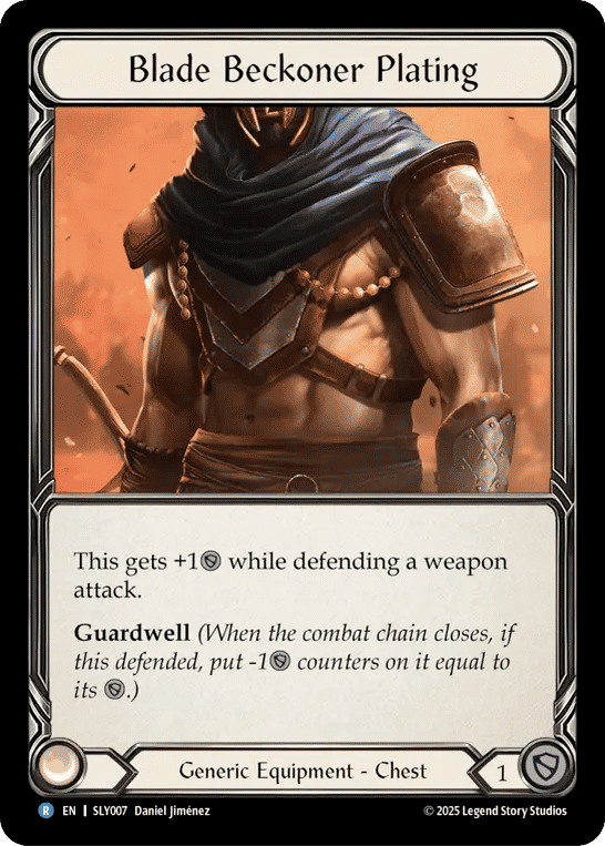 Blade Beckoner Plating — Silver Age Chapter 3 - Lyath Goldmane — Flesh and Blood