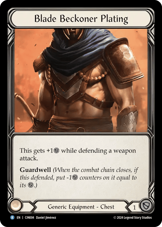 Blade Beckoner Plating — The Hunted Blitz Deck - Cindra — Flesh and Blood