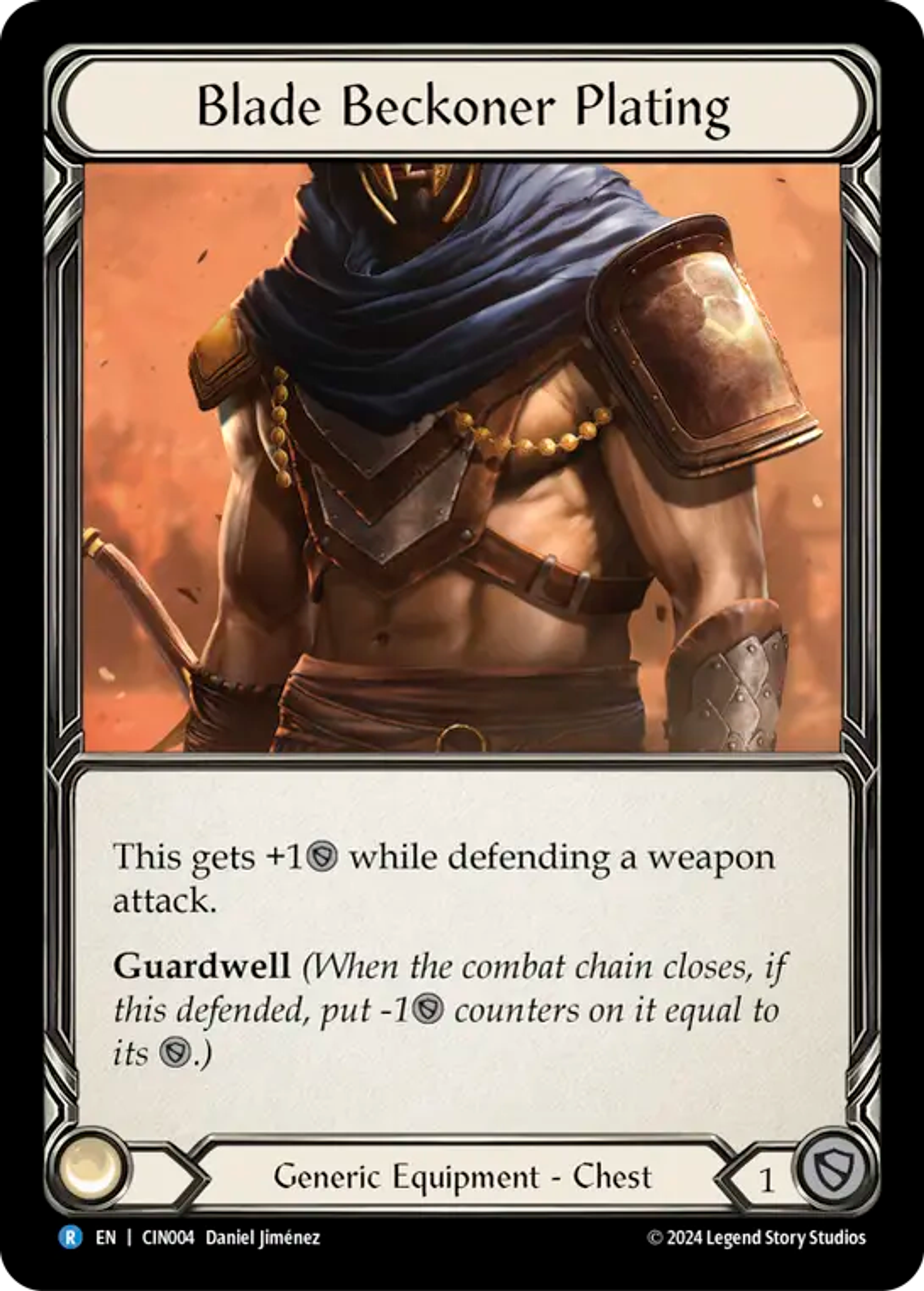 Blade Beckoner Plating — The Hunted Blitz Deck - Cindra — Flesh and Blood