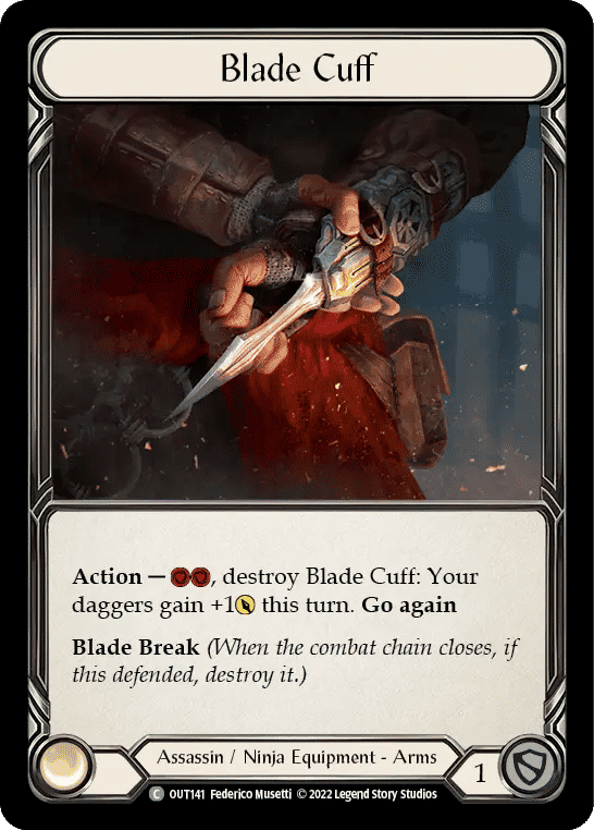 Blade Cuff — Outsiders — Flesh and Blood